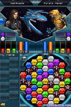 Puzzle Quest - Galactrix (USA) (En,Fr,De,Es,It) screen shot game playing